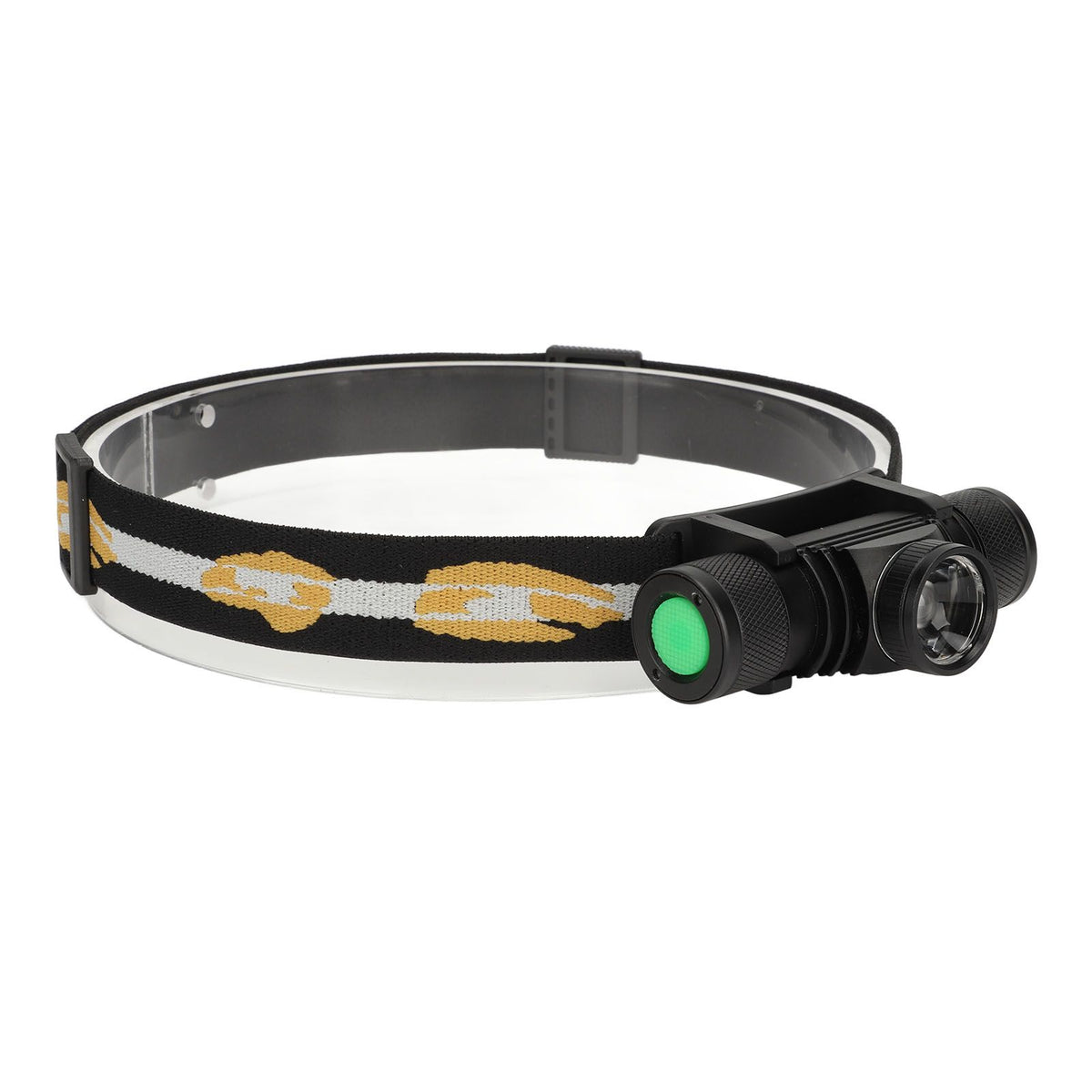 Rechargeable Head Lamps with 6 Gear Rotary Zoom Waterproof Headlight for Adventure Hiking