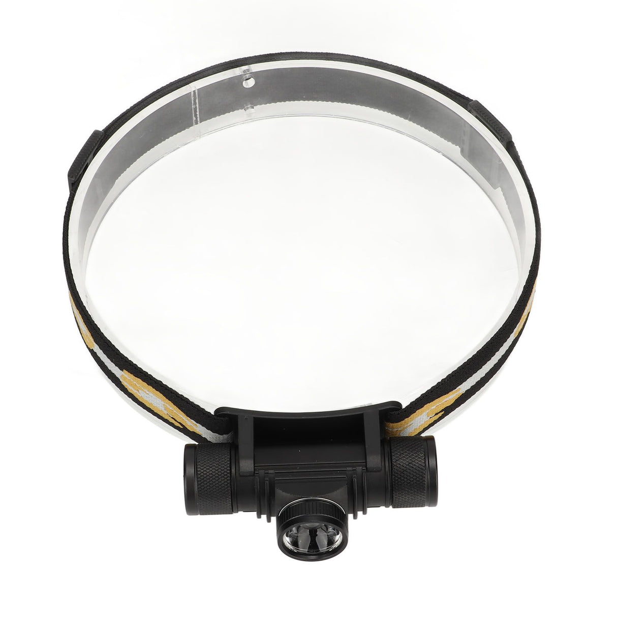 Rechargeable Head Lamps with 6 Gear Rotary Zoom Waterproof Headlight for Adventure Hiking