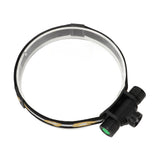Rechargeable Head Lamps with 6 Gear Rotary Zoom Waterproof Headlight for Adventure Hiking