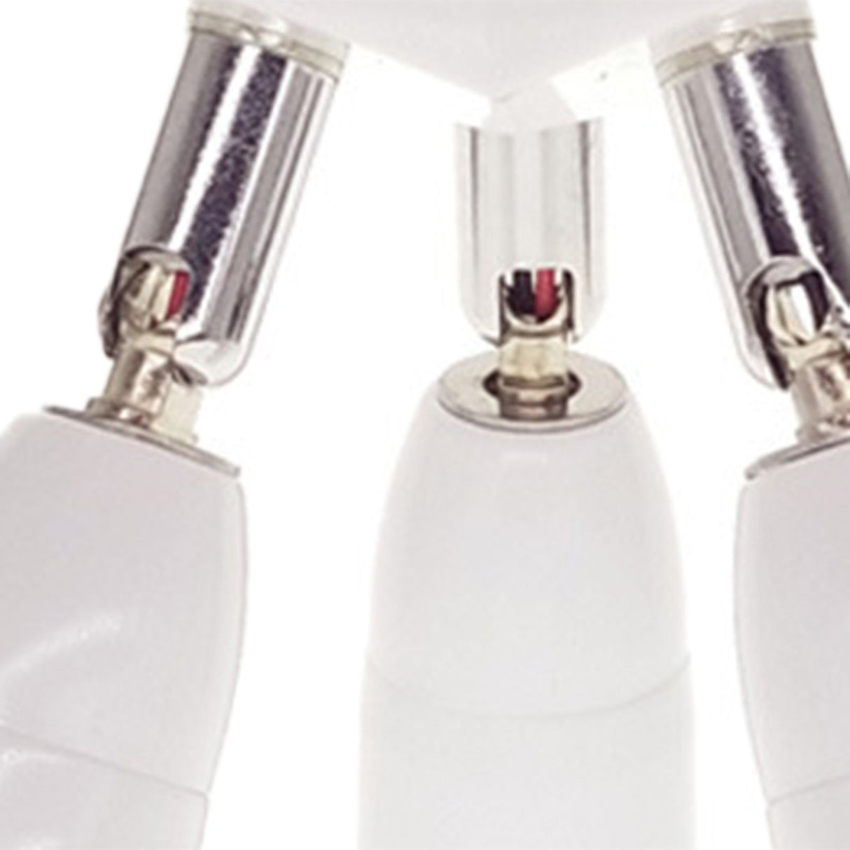 E27 Light Bulb Socket Adapter Splitter to 3 Heads Adjustable Angles for Wide Coverage Indoor Outdoor Use
