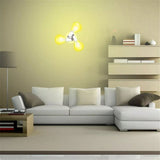 E27 Light Bulb Socket Adapter Splitter to 3 Heads Adjustable Angles for Wide Coverage Indoor Outdoor Use - Extra Image