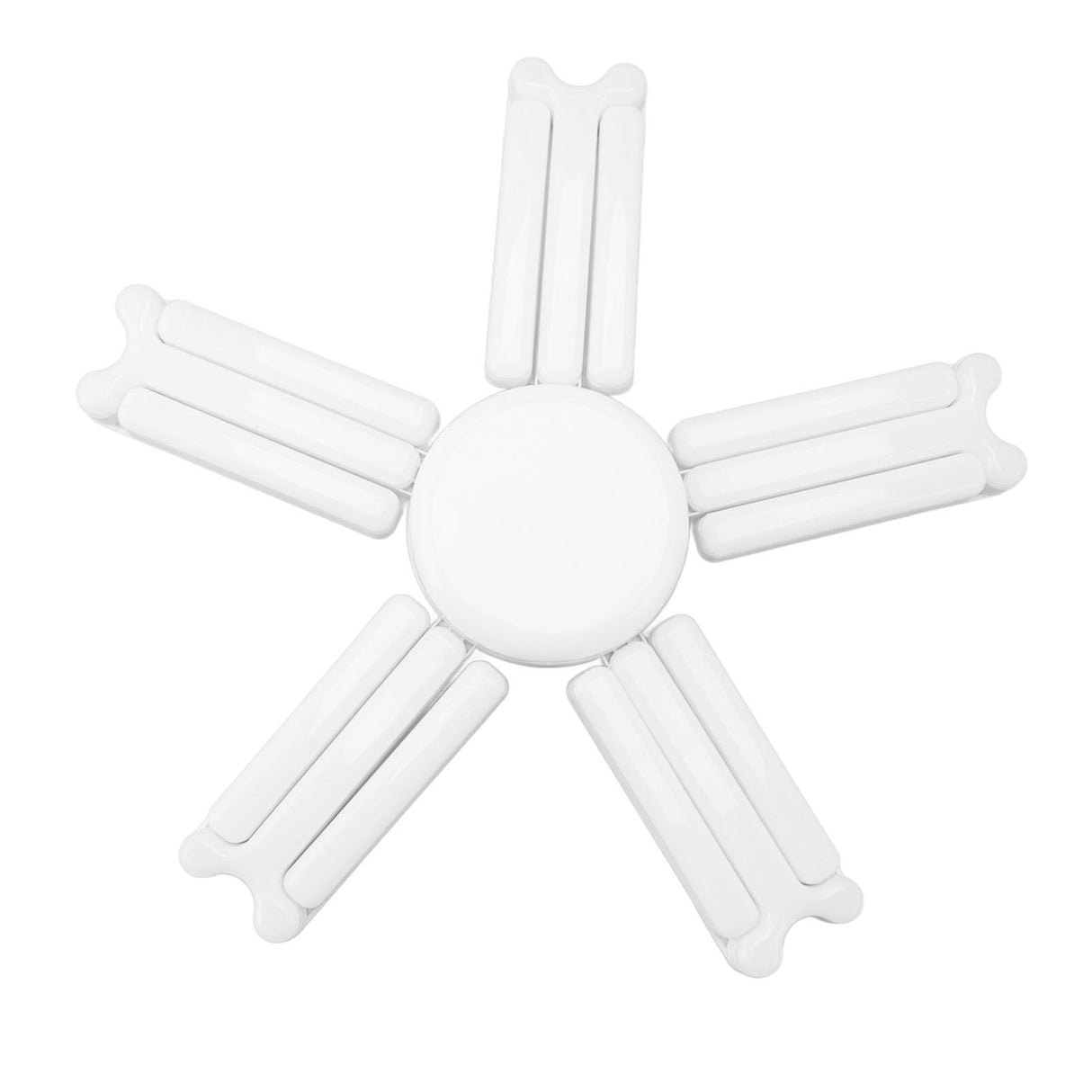 LED Garage Light 100W 6000 To 6500K E27 Base Foldable Adjustable Super Bright Garage Ceiling Lamp 85‑265V