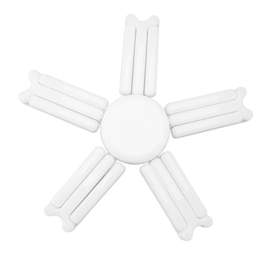 LED Garage Light 100W 6000 To 6500K E27 Base Foldable Adjustable Super Bright Garage Ceiling Lamp 85‑265V