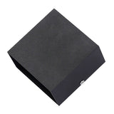 Modern LED Wall Sconce Aluminum Indoor LED Wall Mounted Lamp for Bedroom Hallway Black 10W White Light 6000K - Side View