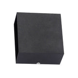 Modern LED Wall Sconce Aluminum Indoor LED Wall Mounted Lamp for Bedroom Hallway Black 10W White Light 6000K