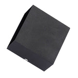 Modern LED Wall Sconce Aluminum Indoor LED Wall Mounted Lamp for Bedroom Hallway Black 10W White Light 6000K
