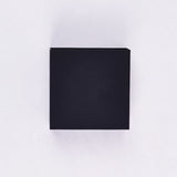 Modern LED Wall Sconce Aluminum Indoor LED Wall Mounted Lamp for Bedroom Hallway Black 10W White Light 6000K - Low Angle