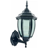 Hex Garden Wall Lamp Waterproof Outdoor Wall Light Corridor Courtyard Balcony Lamp Black