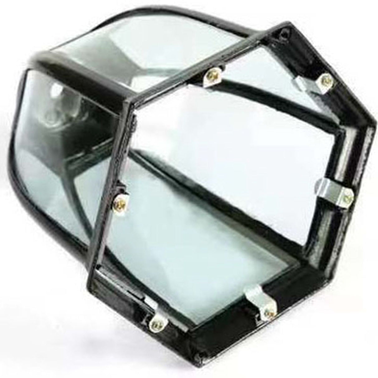 Hex Garden Wall Lamp Waterproof Outdoor Wall Light Corridor Courtyard Balcony Lamp Black