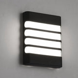 Patio Wall Light Plastic Housing Waterproof Low Power Consumption LED 6500K Wall Mounted Lamp