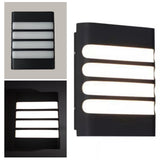 Patio Wall Light Plastic Housing Waterproof Low Power Consumption LED 6500K Wall Mounted Lamp