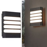 Patio Wall Light Plastic Housing Waterproof Low Power Consumption LED 6500K Wall Mounted Lamp