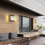 Patio Wall Light Plastic Housing Waterproof Low Power Consumption LED 6500K Wall Mounted Lamp