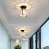 Ceiling Light Shade Lampshade Lamp Cover Simple Elegant Style Home Decoration for Room Round Without Bulb - Rear View