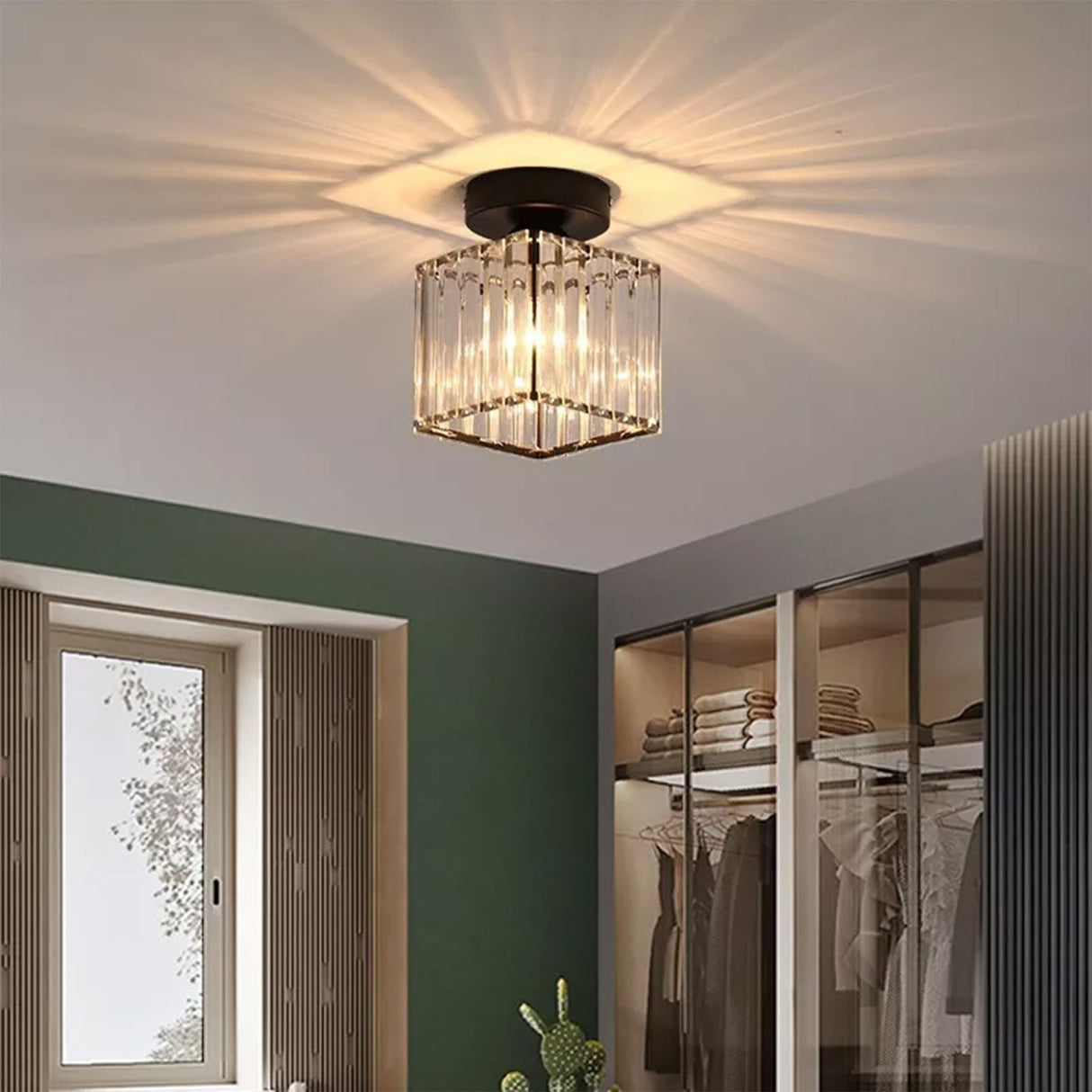Ceiling Light Shade Lampshade Lamp Cover Simple Elegant Style Home Decoration for Room Square Without Bulb