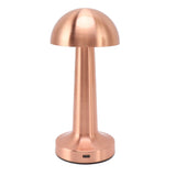 Mushroom Table Lamp Rechargeable Bedside Light Stepless Dimming Touch Control Home Decoration