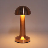 Mushroom Table Lamp Rechargeable Bedside Light Stepless Dimming Touch Control Home Decoration