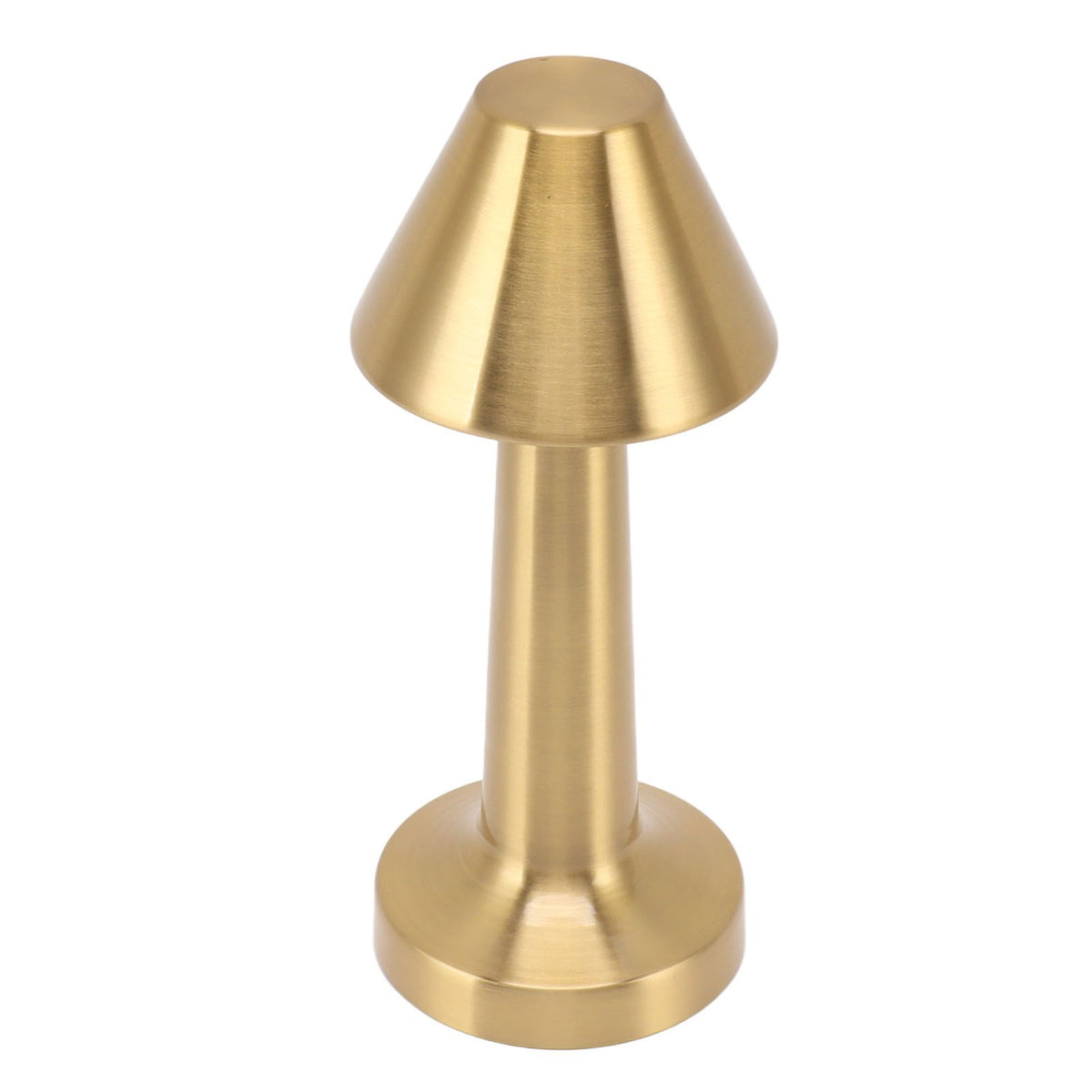 LED Table Lamp 3W 3 Colors Stepless Dimming USB Rechargeable Cordless LED Bedside Light Gold