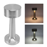 Cordless Table Lamp 3 Gear Dimming Portable Rechargeable 1800mAh Battery Bar Mood Light for Home
