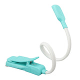 Book Light USB Charging LED Lamp 3 Color Temperature Stepless Dimming Clamp Base Reading Light