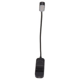 Book Light USB Rechargeable Blocking Reading Clip On Lamp 3 Brightness Stepless Dimming 8 LED Eye Care Sleep Aid Black