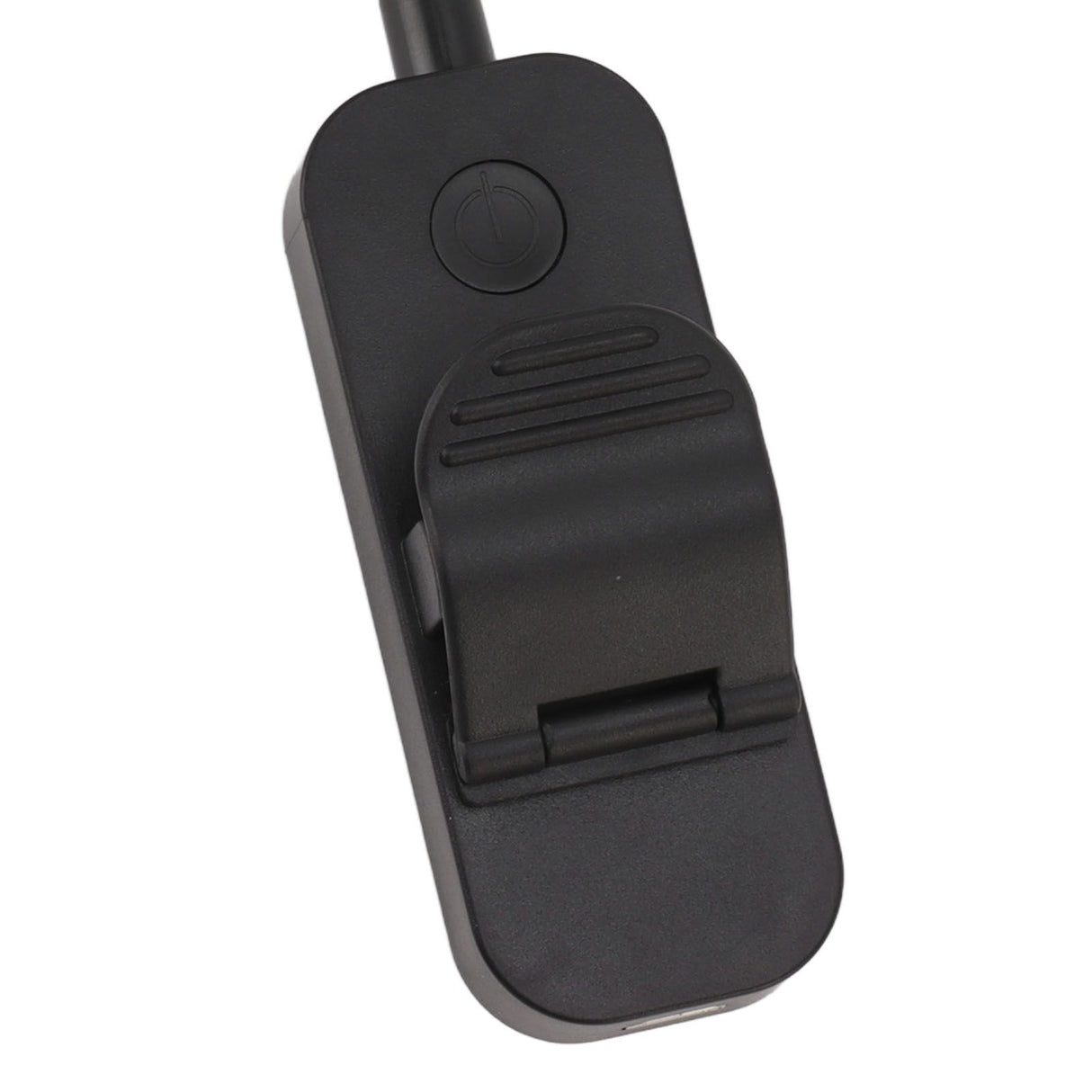 Book Light USB Rechargeable Blocking Reading Clip On Lamp 3 Brightness Stepless Dimming 8 LED Eye Care Sleep Aid Black