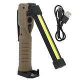 7 Modes Folding LED COB Work Light Type C Foldable Magnetic Emergency Flashlight for Maintenance 1200mAh