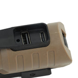 7 Modes Folding LED COB Work Light Type C Foldable Magnetic Emergency Flashlight for Maintenance 1200mAh - Rear View