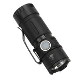 800LM Mini Flashlight Small Pocket EDC Light USB Rechargeable Keychain Light for Night Searching