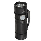 800LM Mini Flashlight Small Pocket EDC Light USB Rechargeable Keychain Light for Night Searching