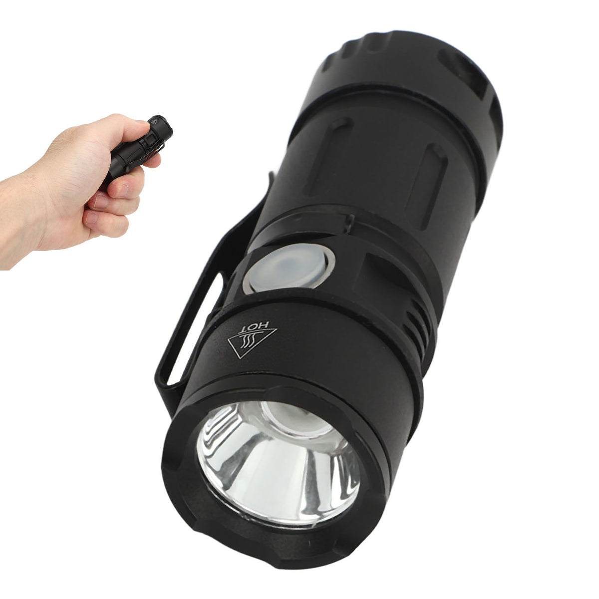 800LM Mini Flashlight Small Pocket EDC Light USB Rechargeable Keychain Light for Night Searching
