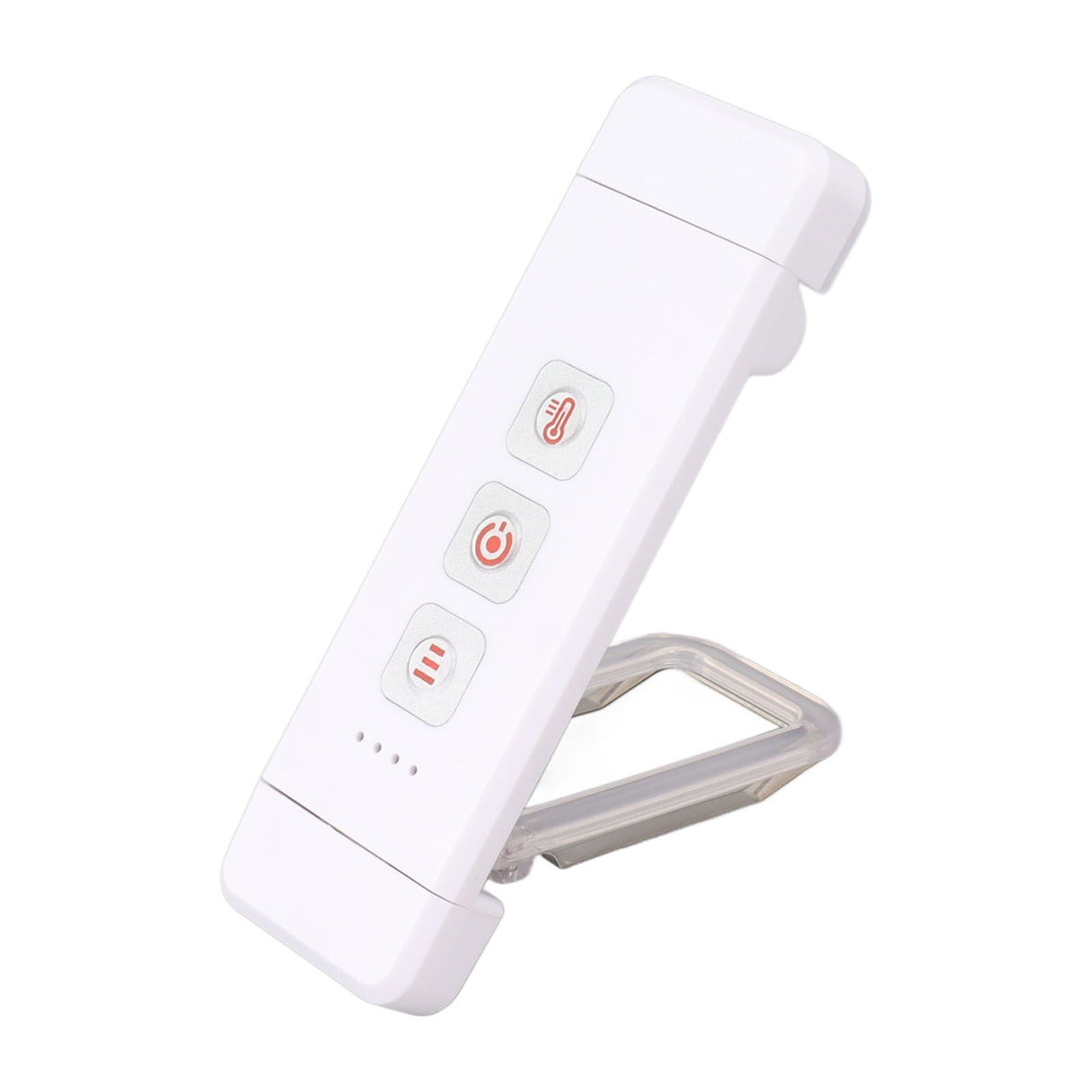 Clip On Book Light Multipurpose Ultrathin Mini 3 Levels Brightness USB Rechargeable Book Reading Light White