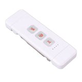 Clip On Book Light Multipurpose Ultrathin Mini 3 Levels Brightness USB Rechargeable Book Reading Light White