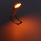 Clip On Book Light Multipurpose Ultrathin Mini 3 Levels Brightness USB Rechargeable Book Reading Light White