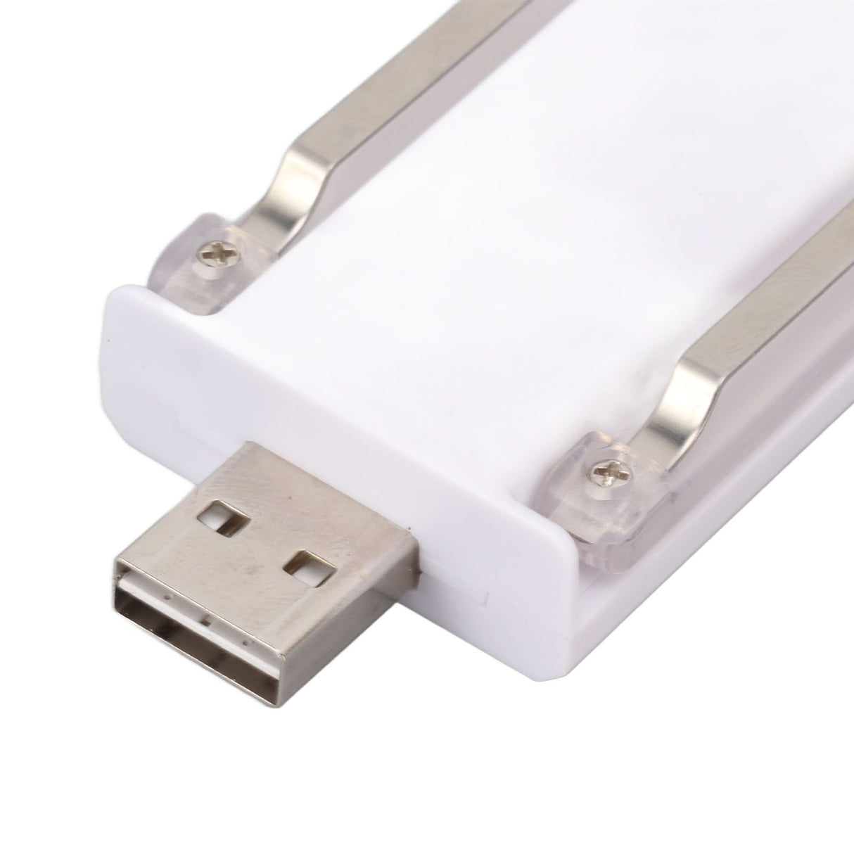 Clip On Book Light Multipurpose Ultrathin Mini 3 Levels Brightness USB Rechargeable Book Reading Light White