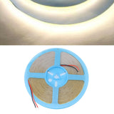 COB LED Strip Light 320LEDs 110lm Adhesive Uniform Natrual Flexible Tape Light for Indoor Home Cabinet 24V 32.8ft 4000K Neutral Light