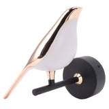 Bird Wall Lamp Bird Figurine LED Light Modern Style Home Decoration for Bedroom Office - 45-Degree Angle