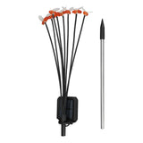 Outdoor Solar Lamp Waterproof LED Light Bee Design Decorative Light for Garden Patio Warm Light