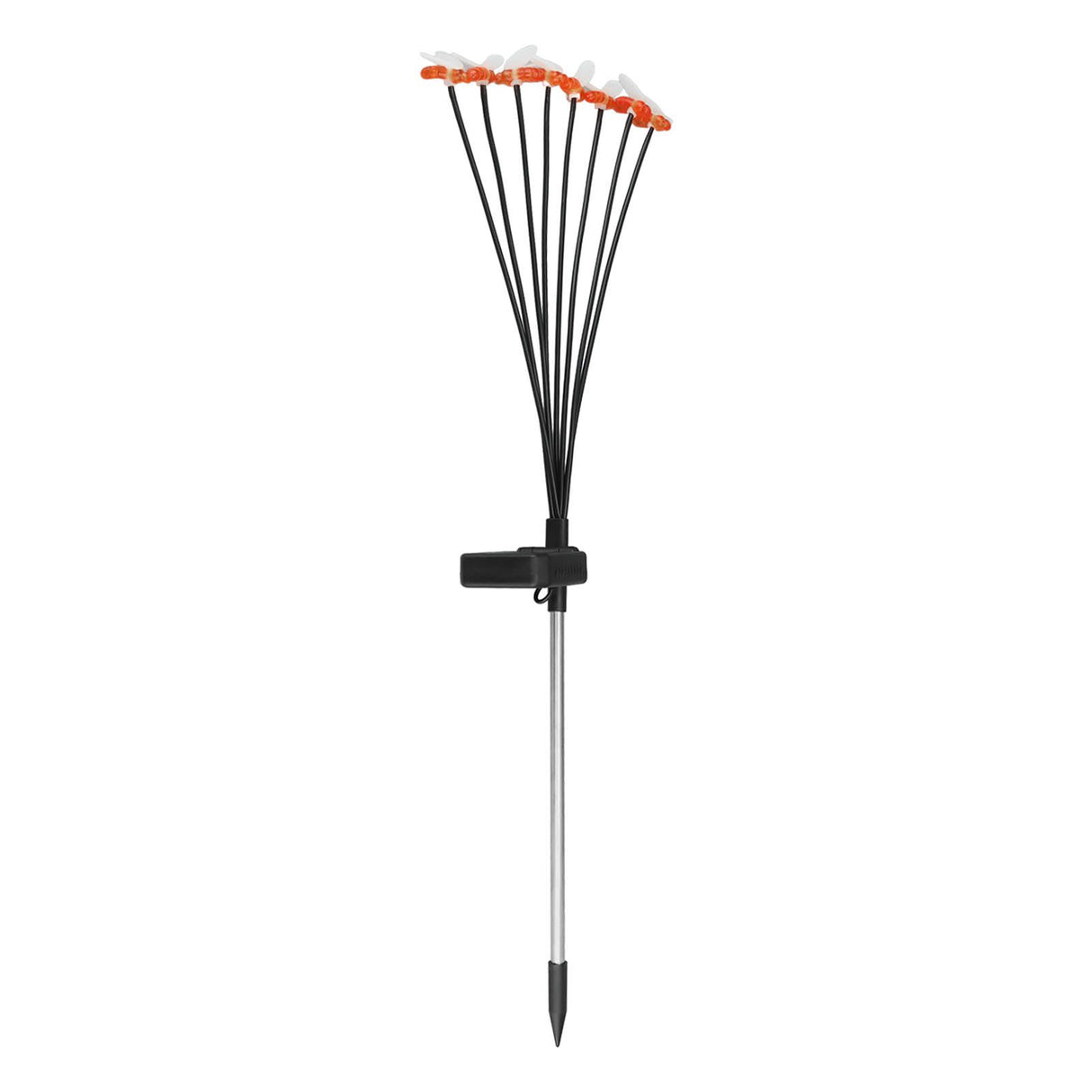 Outdoor Solar Lamp Waterproof LED Light Bee Design Decorative Light for Garden Patio Warm Light