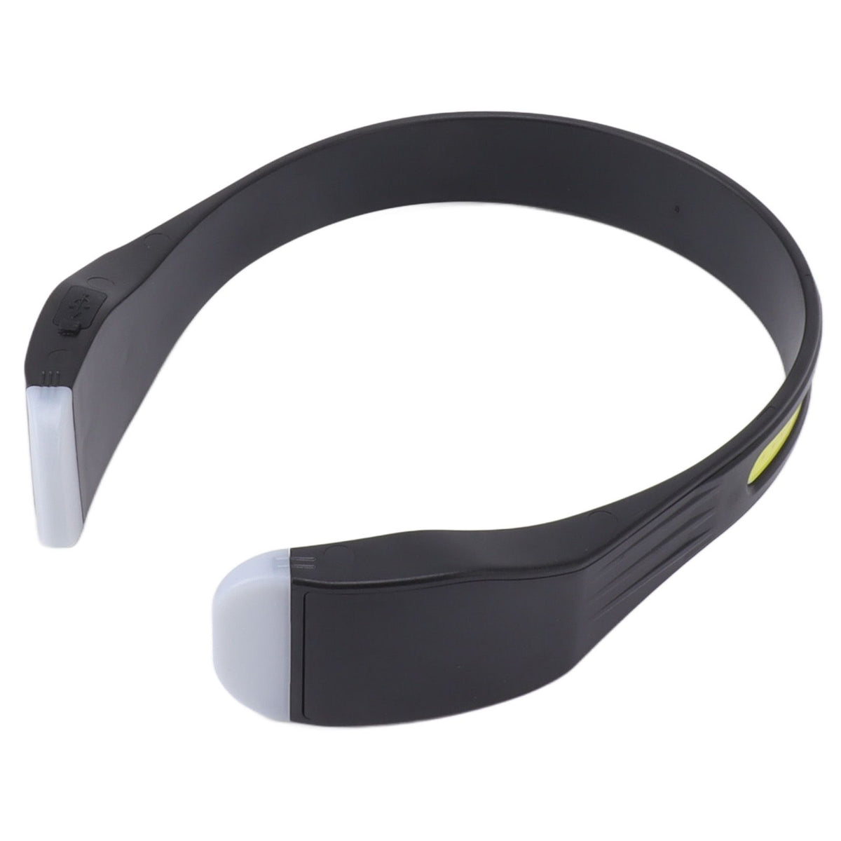 COB Head Torch Rechargeable LED Headlamp 2000lm Super Bright Lightweight 4 Modes for Running Camping Emergency Black
