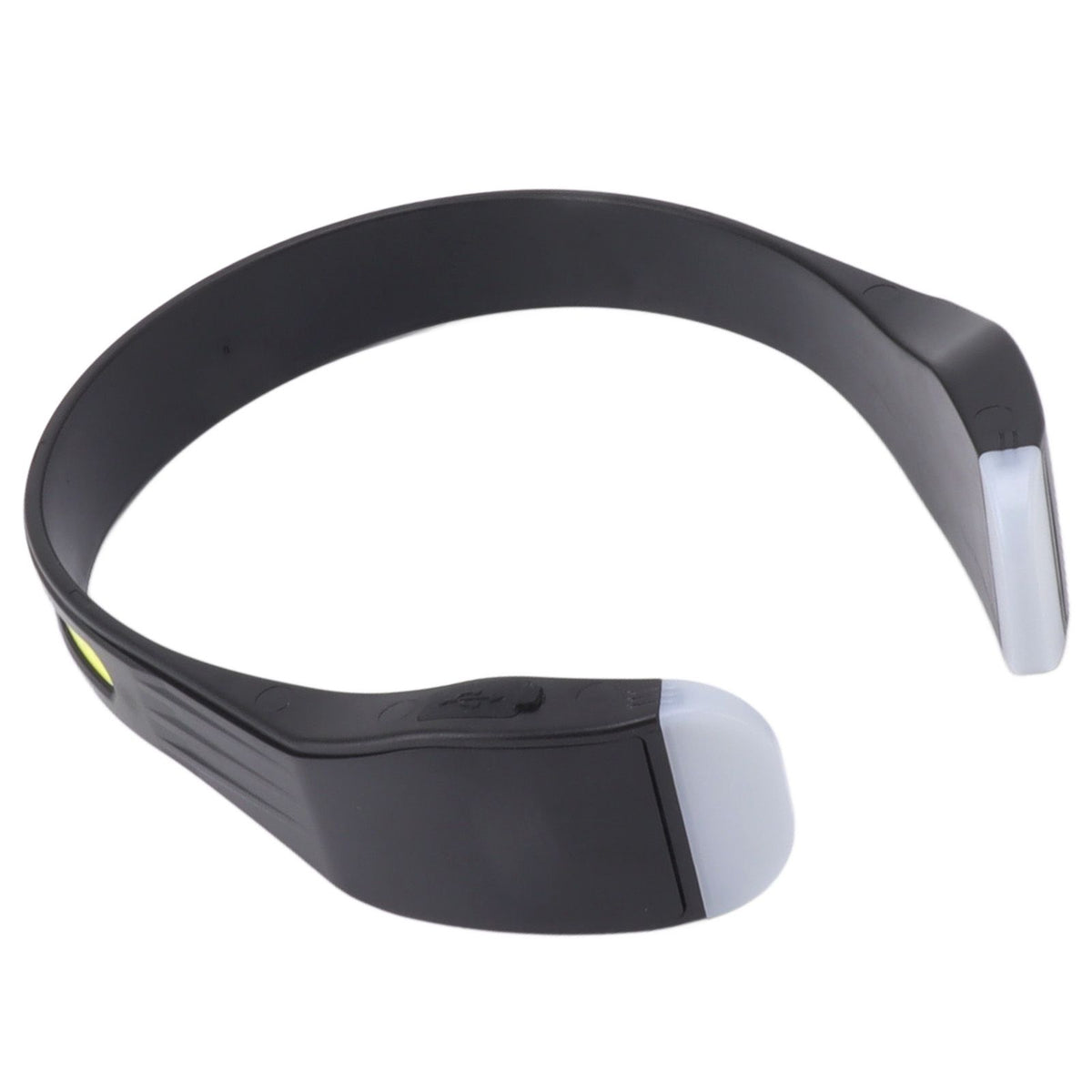 COB Head Torch Rechargeable LED Headlamp 2000lm Super Bright Lightweight 4 Modes for Running Camping Emergency Black