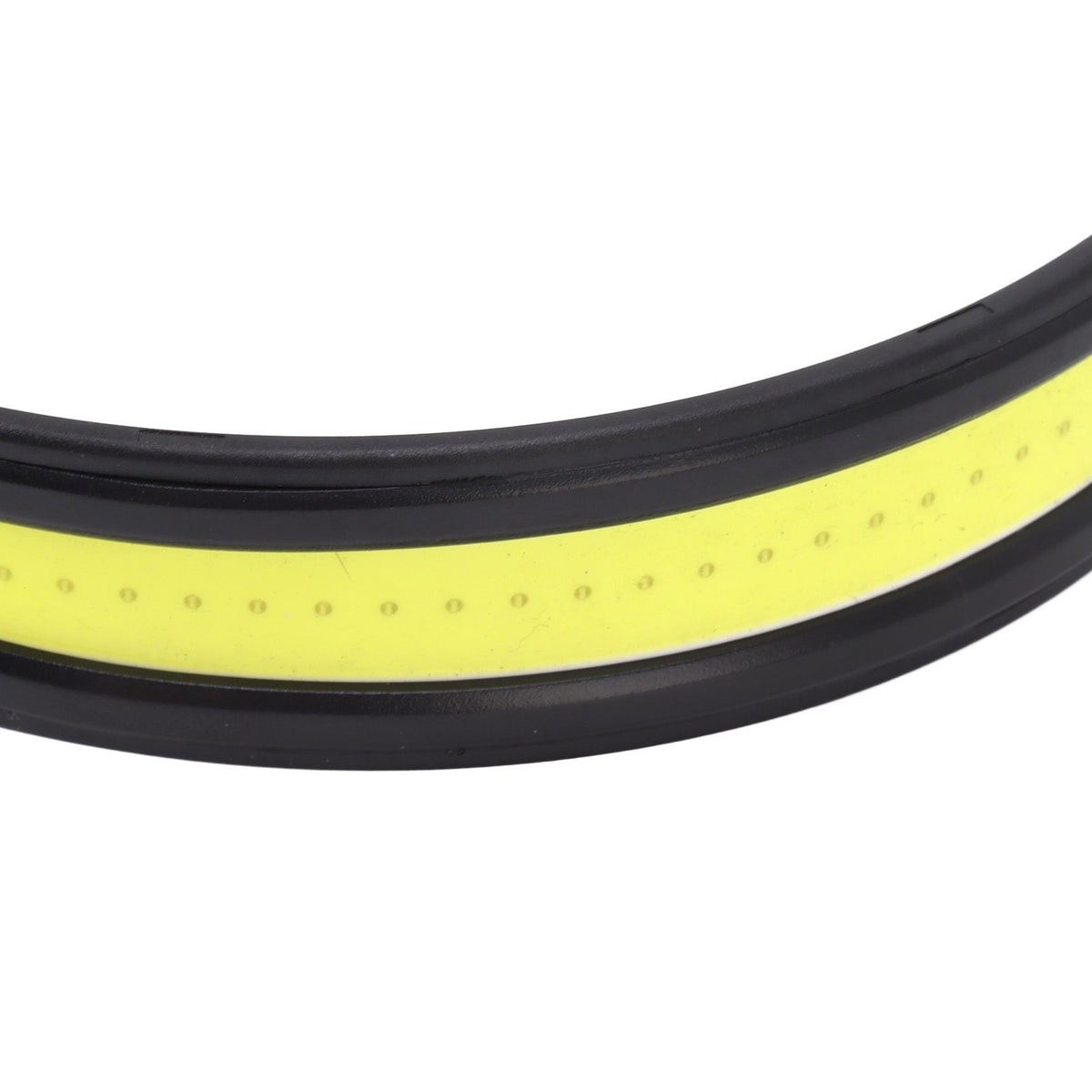 COB Head Torch Rechargeable LED Headlamp 2000lm Super Bright Lightweight 4 Modes for Running Camping Emergency Black