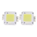 2 Pieces 100W COB LED Light Chip 9600LM 6000K LED Light Chip Beads for LED Casting Light 32‑36V