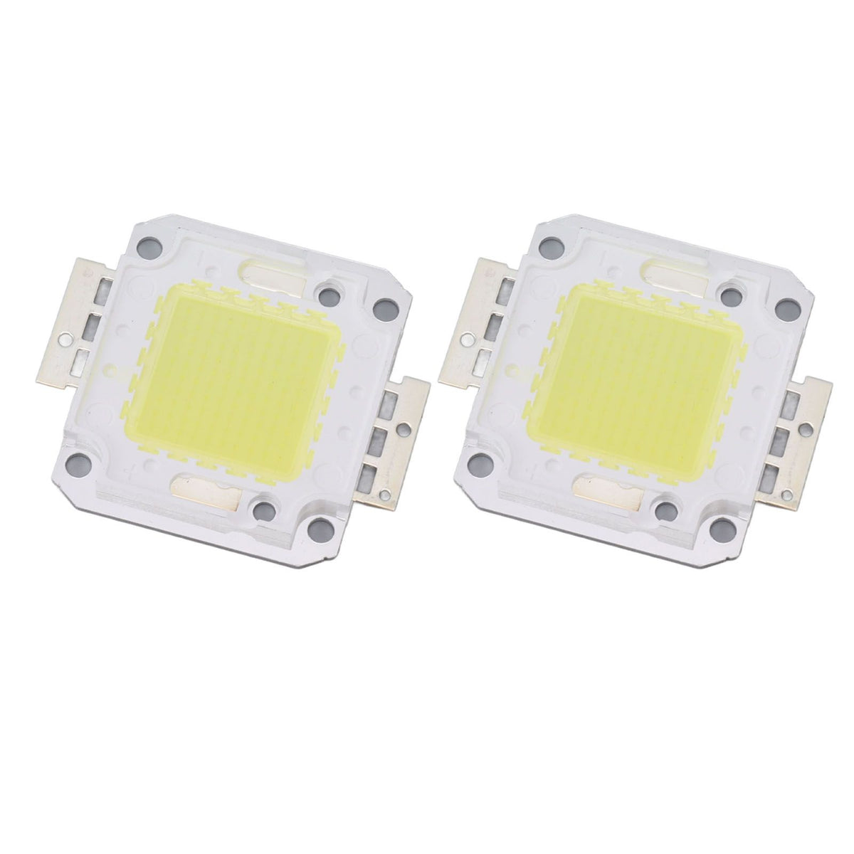 2 Pieces 100W COB LED Light Chip 9600LM 6000K LED Light Chip Beads for LED Casting Light 32‑36V