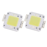 2 Pieces 100W COB LED Light Chip 9600LM 6000K LED Light Chip Beads for LED Casting Light 32‑36V - Rear View