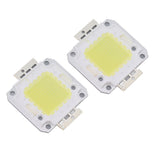 2 Pieces 100W COB LED Light Chip 9600LM 6000K LED Light Chip Beads for LED Casting Light 32‑36V - Low Angle