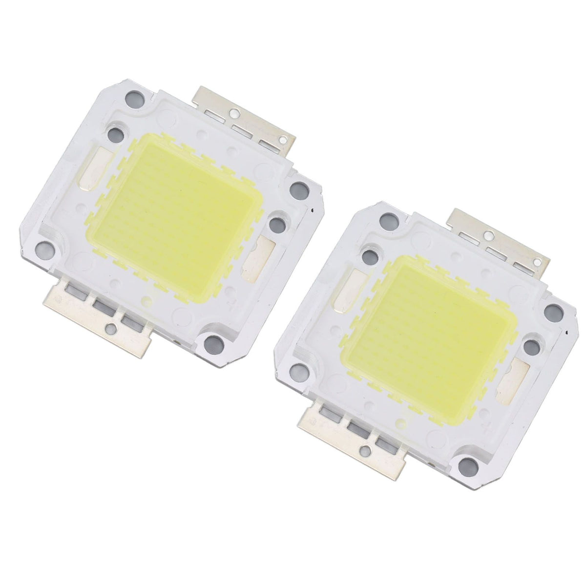 2 Pieces 100W COB LED Light Chip 9600LM 6000K LED Light Chip Beads for LED Casting Light 32‑36V