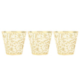 Cloth Lampshade Clip On Design Modern Barrel Fabric Lamp Shades for E14 Bulb Chandelier Wall Lamp 3pcs Gold - Rear View