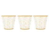Cloth Lampshade Clip On Installation Modern Fabric Lamp Shades for E14 Bulb Chandelier Table Lamp 3pcs Gold