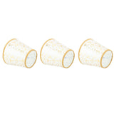 Cloth Lampshade Clip On Installation Modern Fabric Lamp Shades for E14 Bulb Chandelier Table Lamp 3pcs Gold